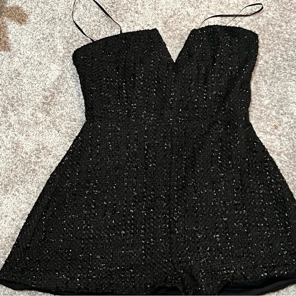 Do+Be black textured romper - Size Small - Picture 5 of 10